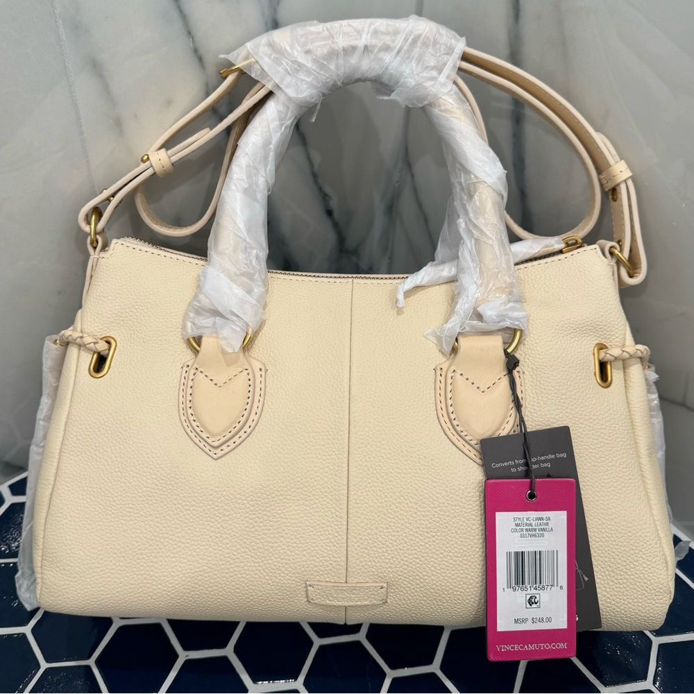 Vince Camuto Leather Tote